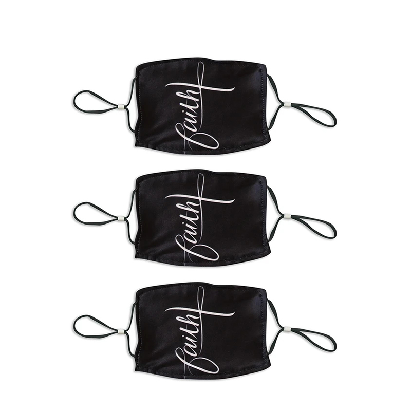 Рекламна роздача 2-х шарова бавовняна плоска тканинна маска 