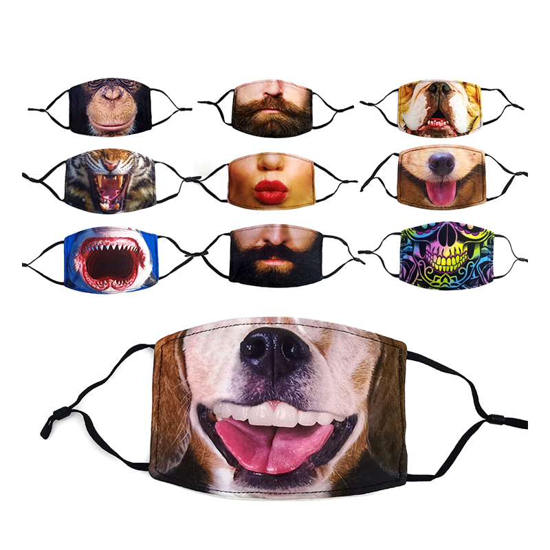 Стильна бавовняна маска для дорослих багаторазового використання оптом 