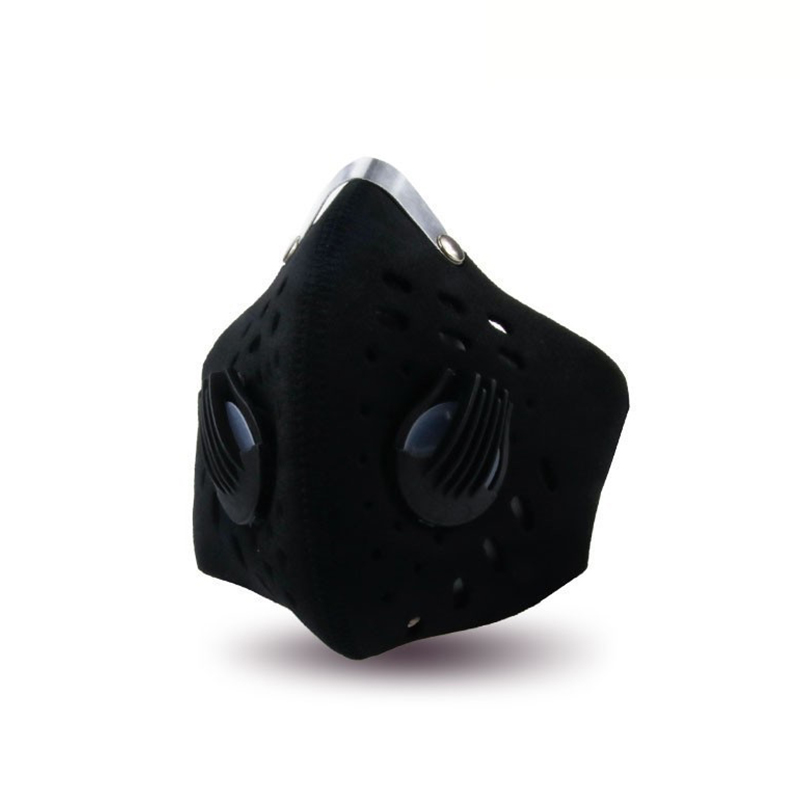 Модний багаторазовий чорний респіратор для їзди на мотоциклі, який миється