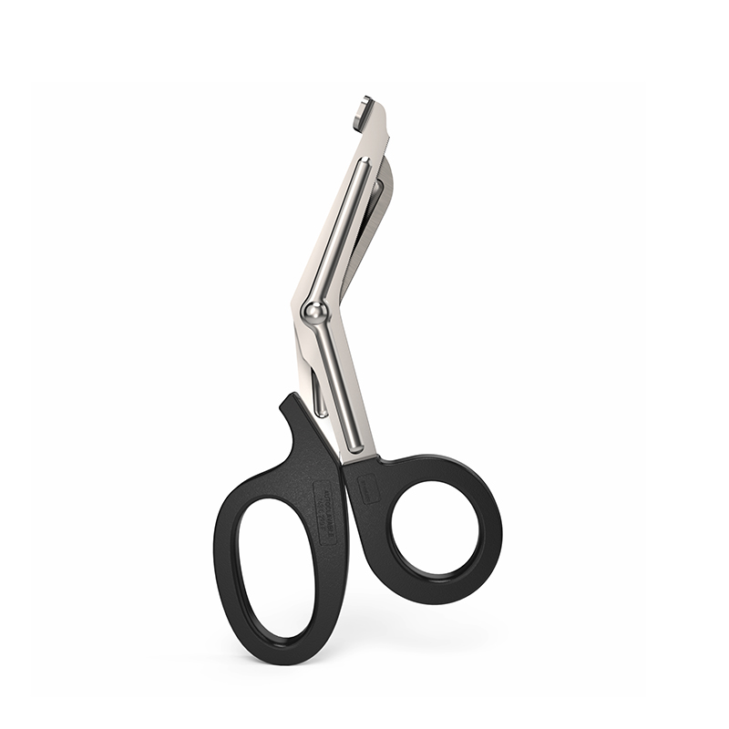 Екстрена медична чорна бандажна ножиця 