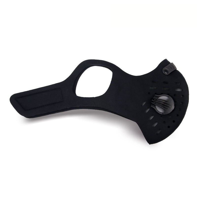 Пилонепроникна велосипедна маска для обличчя з фільтром і клапаном 