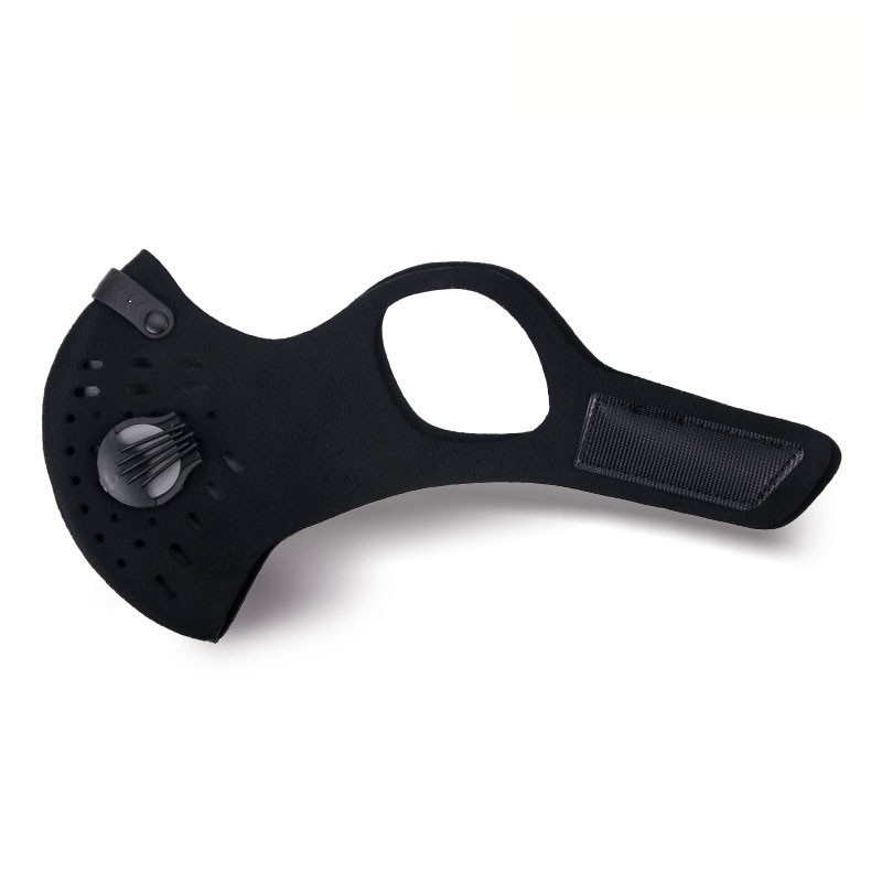 Пилонепроникна велосипедна маска для обличчя з фільтром і клапаном 