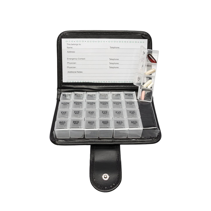 Рекламна фірмова щотижнева таблетка для подорожей 