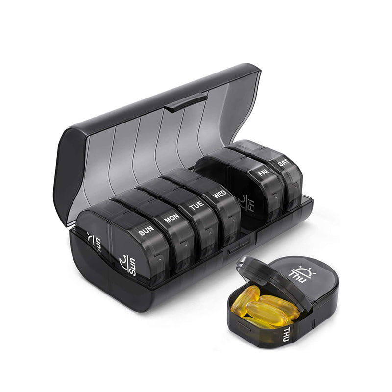 Міні-щотижневий щоденний знімний органайзер для ліків 