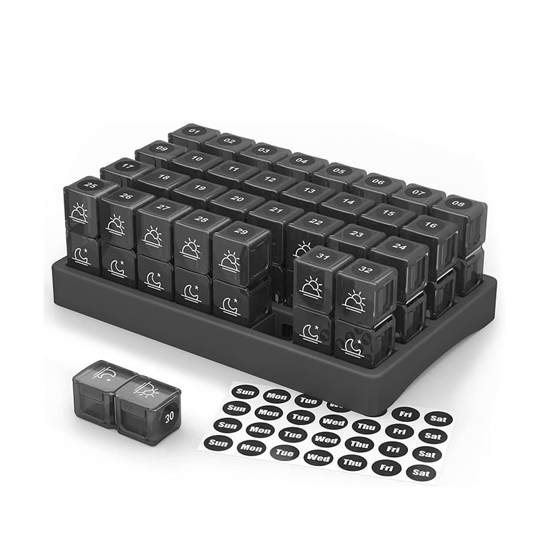 Багаторазовий місячний щотижневий щоденний планшетний органайзер для подорожей 