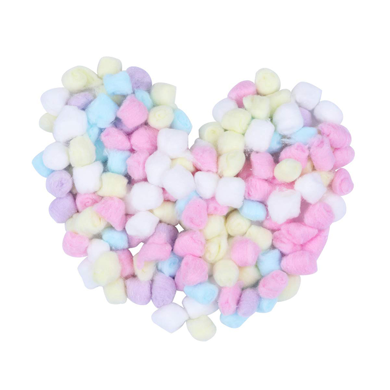 Одноразова барвиста ватна кулька для хом'яка 