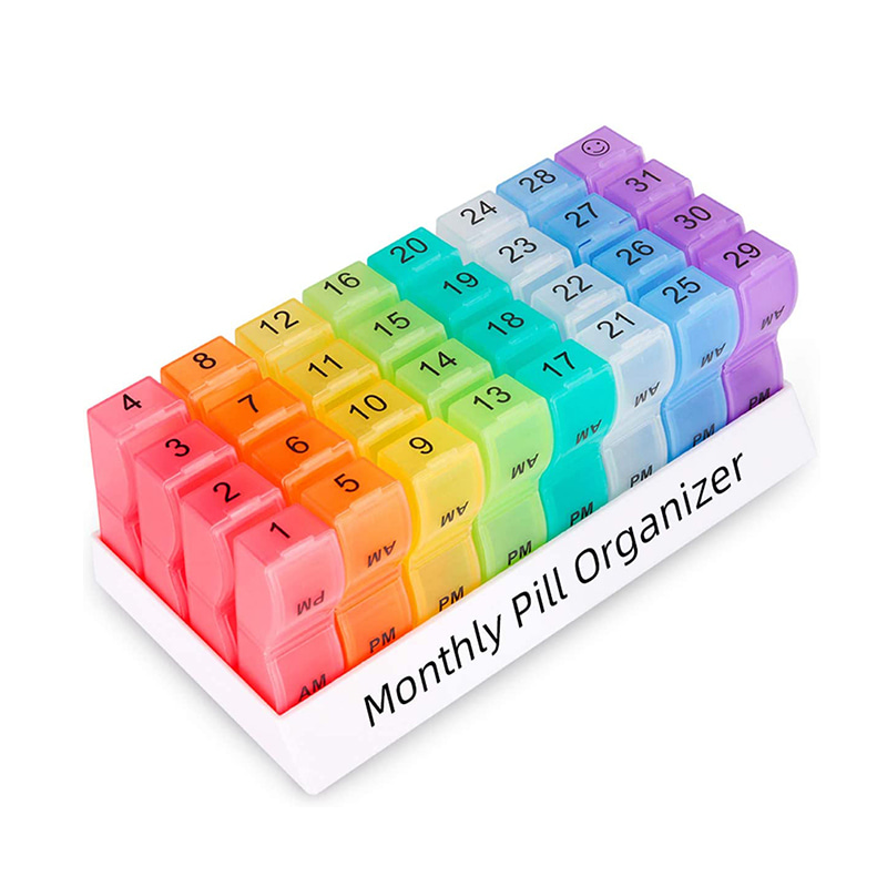 Багаторазовий місячний щотижневий щоденний дозатор таблеток для подорожей 