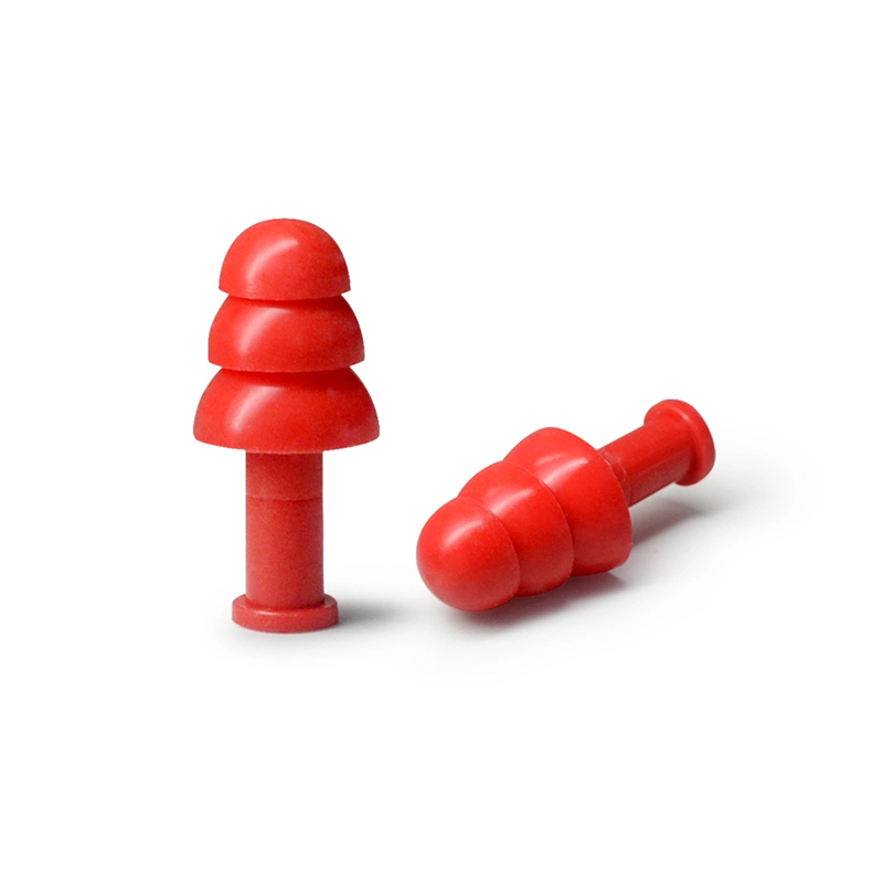 Водонепроникні силіконові беруші зі шнуром Багаторазові беруші для сну, плавання