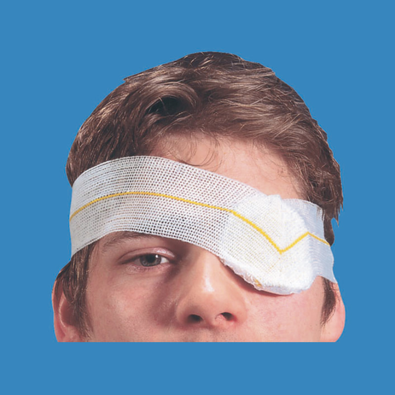 Подушечка для очей із трикотажною петлею